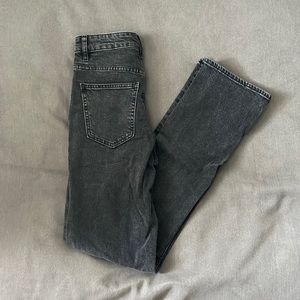 H&M black wide-leg jeans